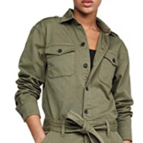 Current/Elliott Mele Coverall Jumpsuit in Agave size S NWT - Picture 6 of 14
